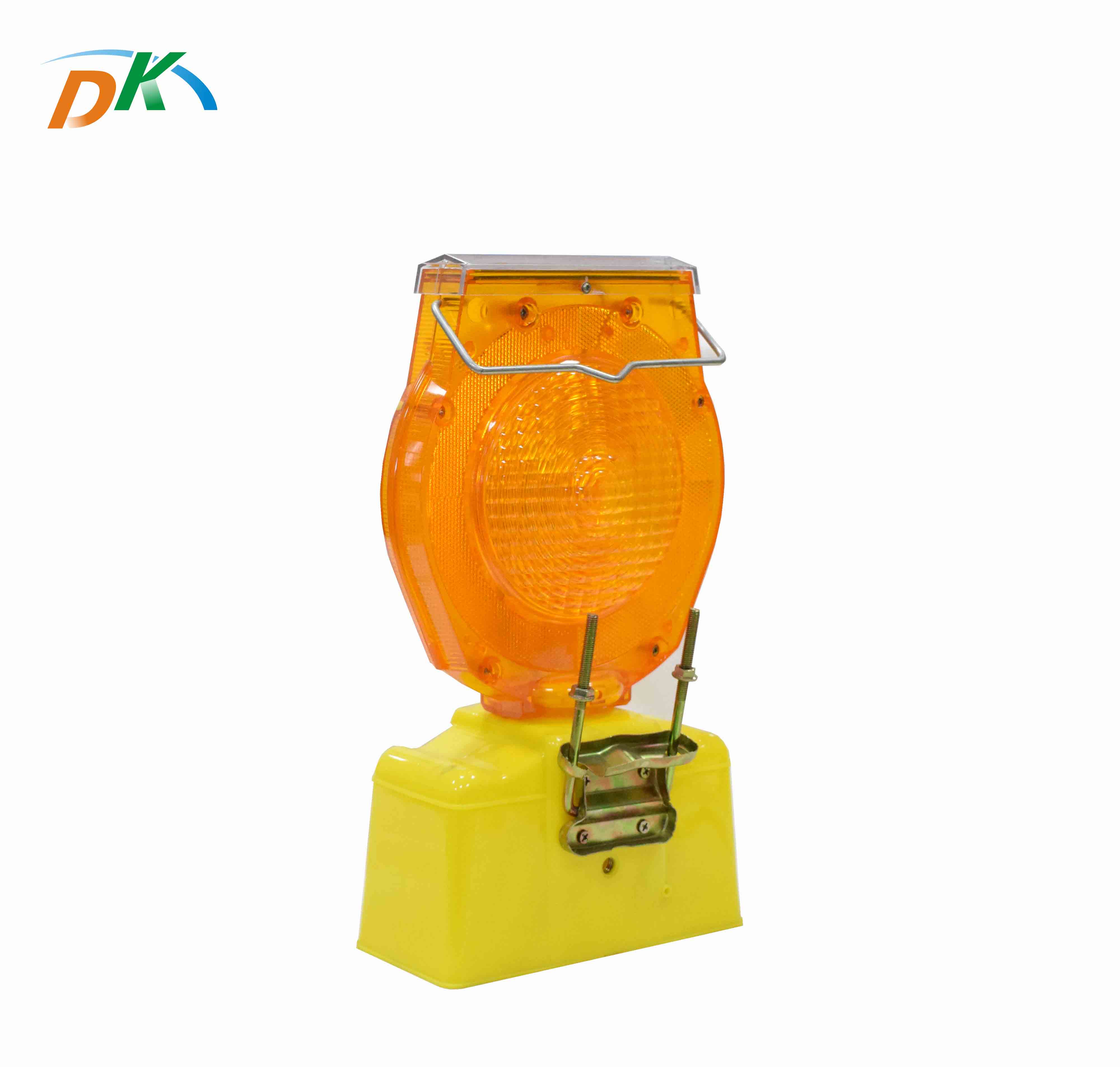 DK LED Solar Warning Light Flashing Waterproof Traffic Indicator Road Safety Barricade Lights