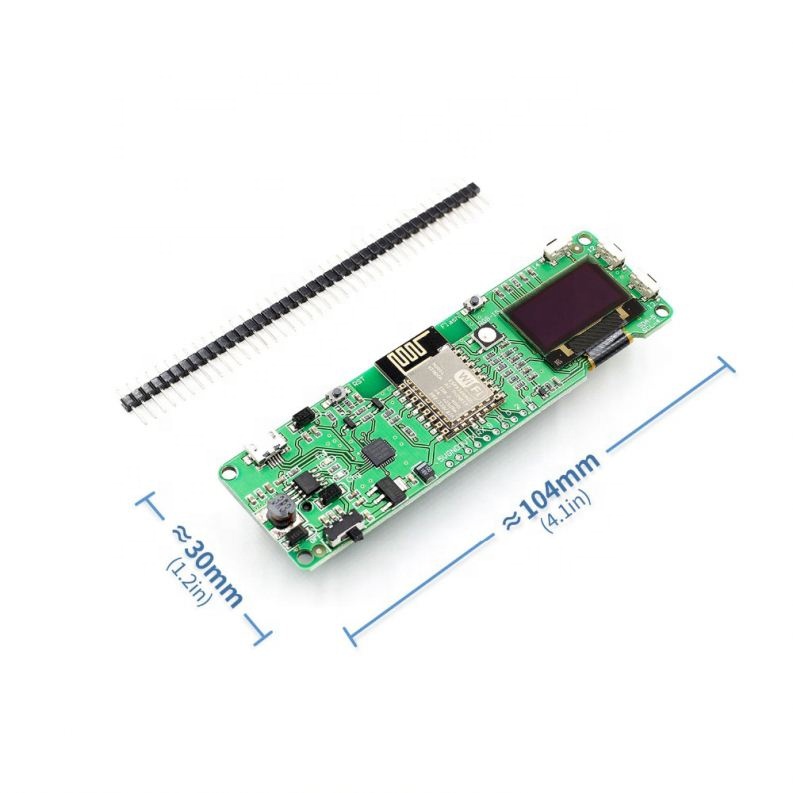 WiFi OLED V1.5S(Pre-flashed) ESP8266+OLED ESP-12E NodeMCU IOT Wireless Radio Development Kit 18650 charger ESP32