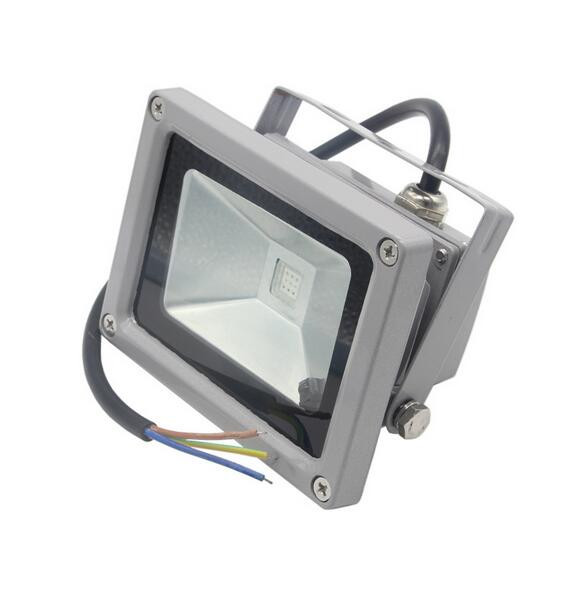 outdoor usage IP65 COB 10W RGB color changing outdoor led flood light