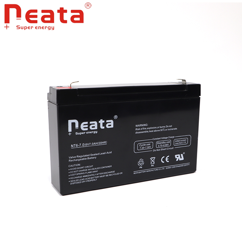 Deep cycle 6V7.0ah  sealed rechargeable lead acid  battery in storage solor batteries