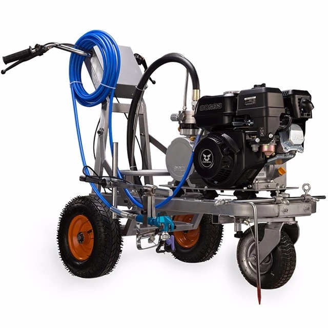 Cold spray road line marking machine
