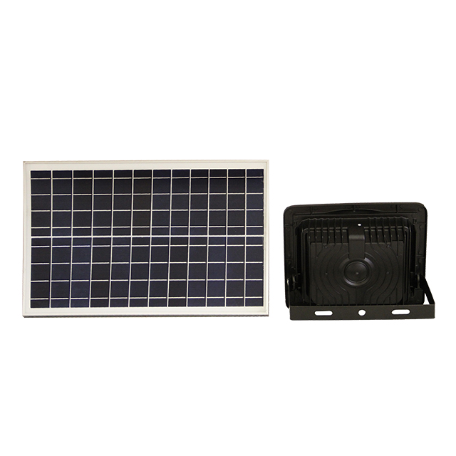 IP65 aluminum 100w exterior solar flood light with remote control