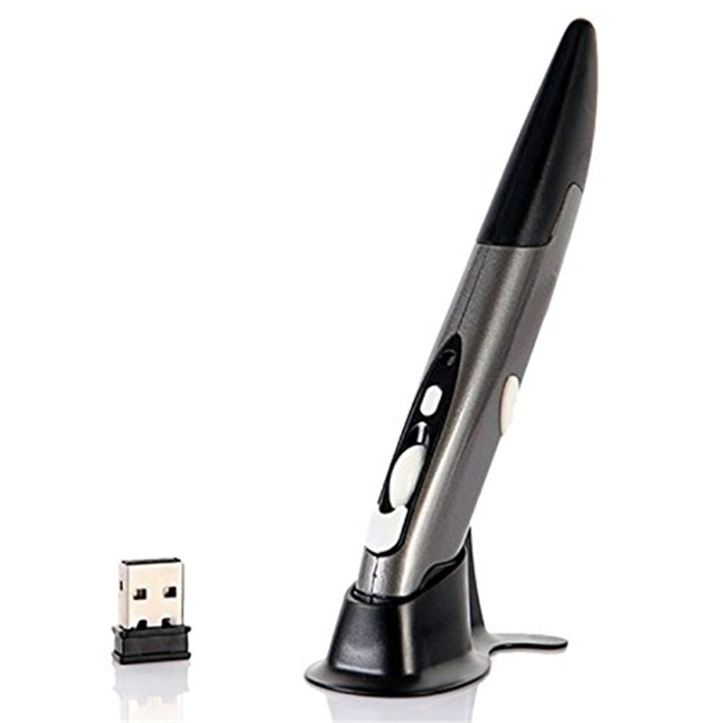 Latest Style New Mini 2.4GHz USB Mouse Wireless Optical Presenter Pen Mouse For Tablet Laptop PC Desktop