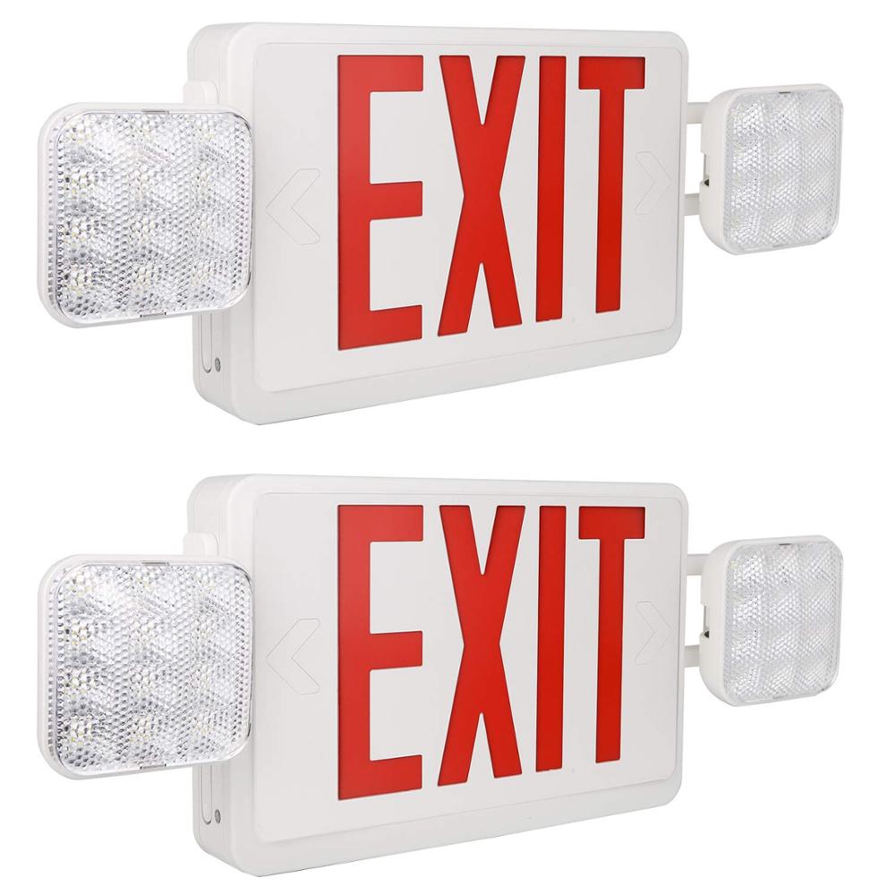 Wall mounted fire safety emergency exit led rechargeable emergency light