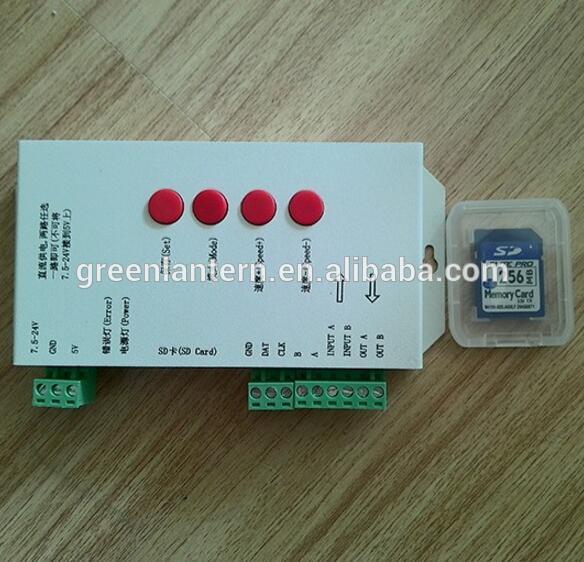 best price T1000S SD card programmable pixel led controller T-1000S programmable led light controller