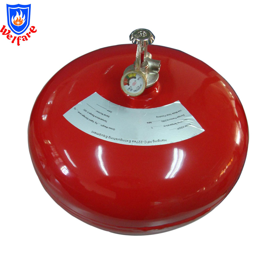 8kg hfc-227ea temperature sensor fire ball extinguisher