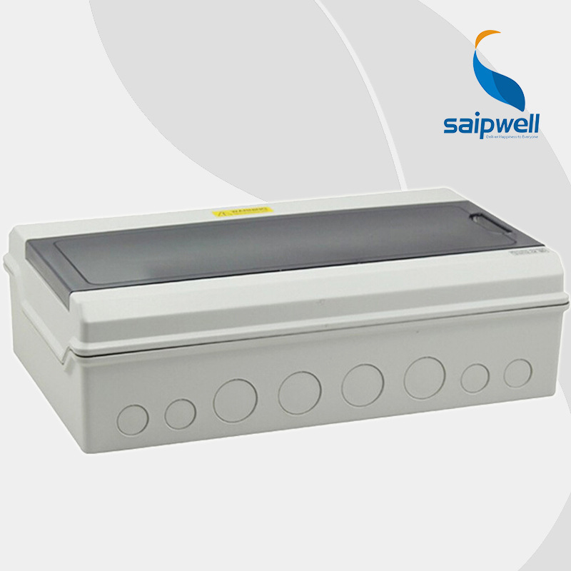 SAIPWELL J 18 Ways Transparent Cover GDB-18 Distributing Single Floor Box Mcb