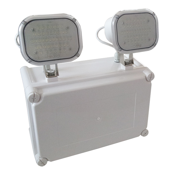 2X4W Waterproof Indoor Buildings Twin-spot Led Emergency Light