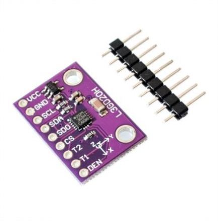L3GD20H 3-Axis Gyro Carrier with Voltage Regulator SPI and I2C up to +-20 3 Axis Gyro Gyroscope Sensor Module On Stock