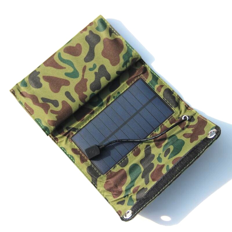 MTO 7w mini fold solar panel iphone charger portable