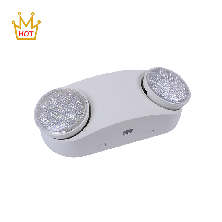 Battery backup led emergency lighting rechargeable led twin head emergency light for hotels