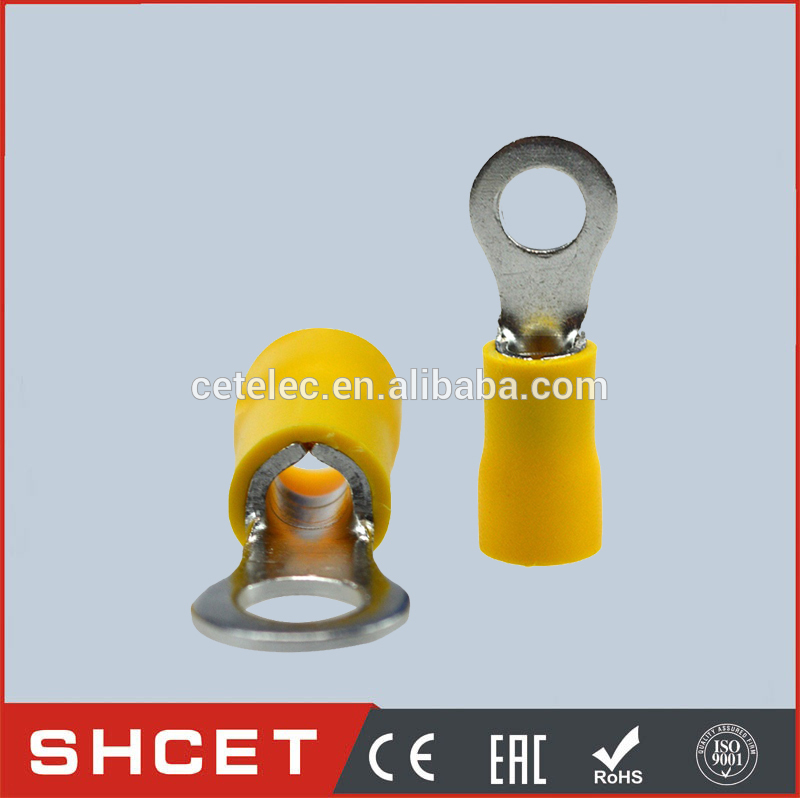 RV2-6 16-14AWG Round Electrical Insulated Copper Terminals