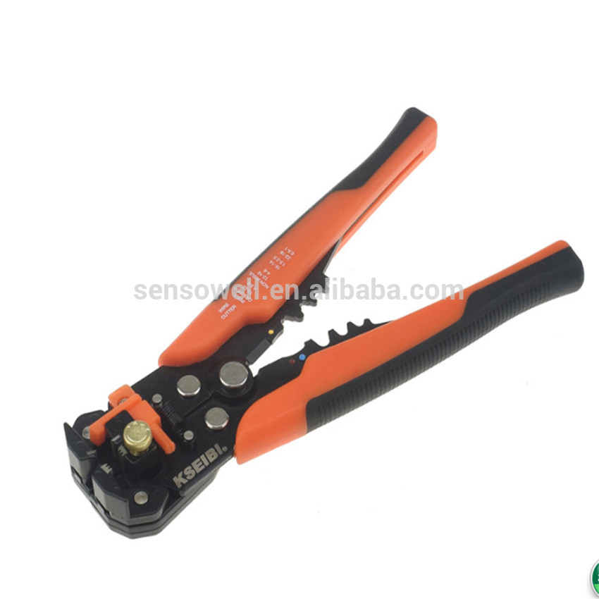 Multi-Function 3 in 1 Electric Automatic Cable Wire Stripper Crimping Plier Adjusting Crimper Terminal Cutter Knife Tool