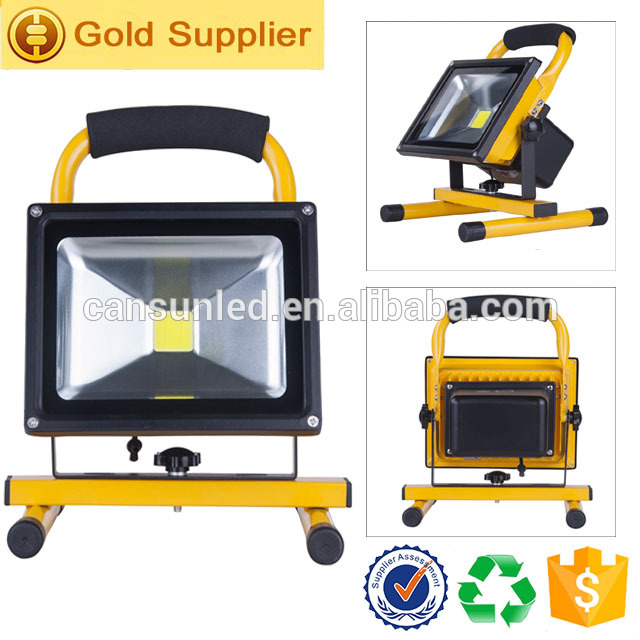 2019 100LM/W 30w IP65 led work light Rechargeable led floodlight