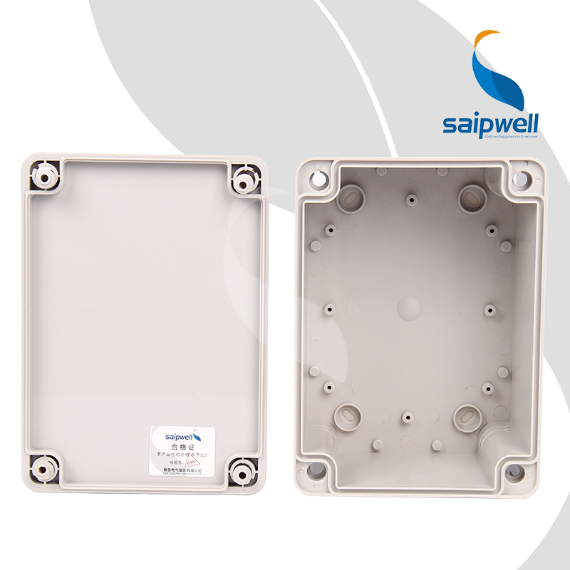 SP-02-181390 180*130*90 Rectangle ABS Plastic Enclosure Box Grey Saip Saipwll Electronic IP65 Waterproof Junction Box