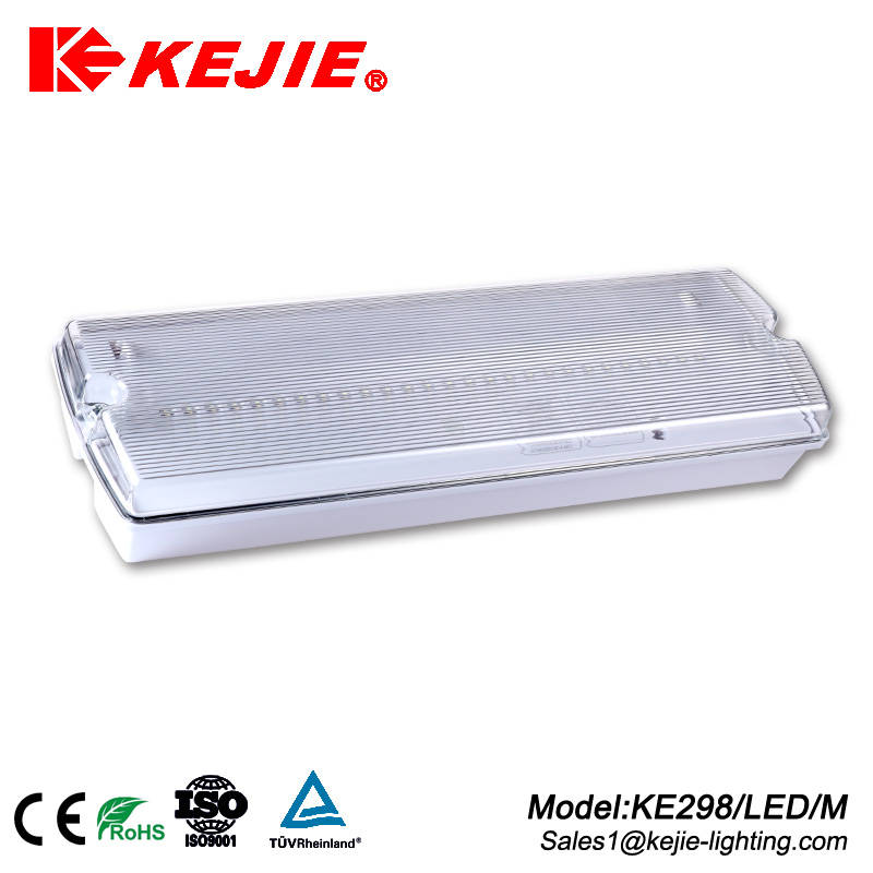 IP65 led fire  safety emergency light waterproof led wall light for indoor or outdoor