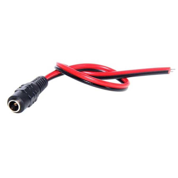 Copper core DC red black line common power female line 12V strip Connector cable