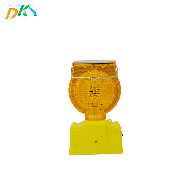 High quality traffic safety barricade led solar powered strobe warning light