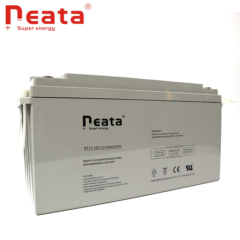 Solar valve regulated sealed lead acid battery 12V134Ah deep cycle storage battery