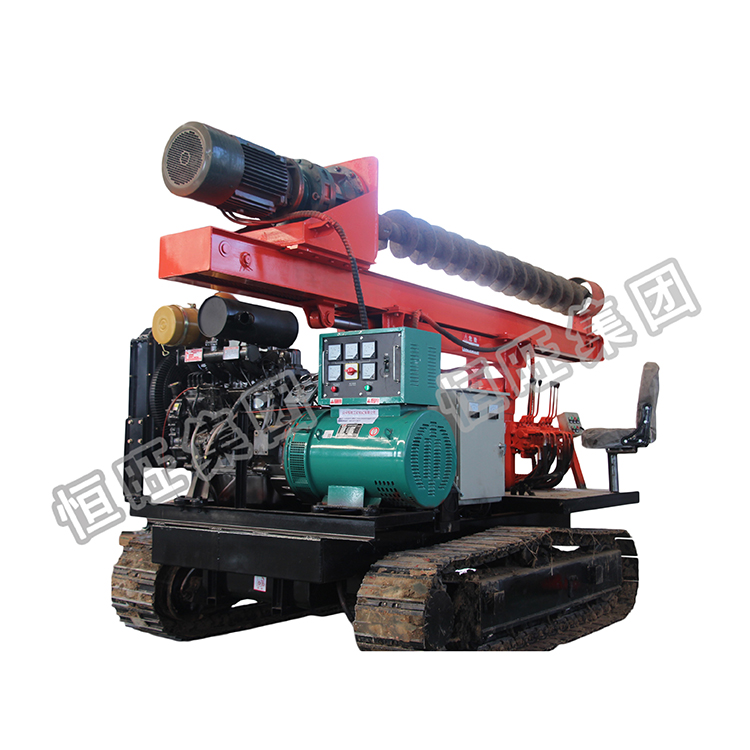 3m drilling foundation electric driver screw pile driver