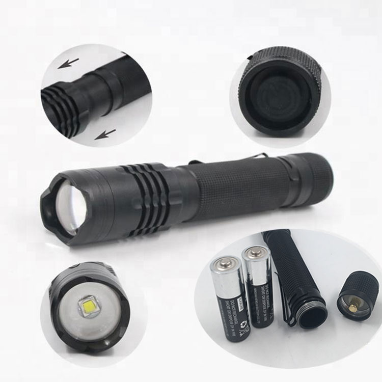 Waterproof Mini LED Zoomable Penlight Flashlight Torch Pocket Light Lamp