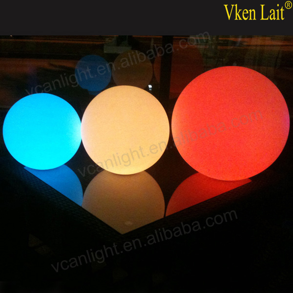 16 colors changing luminous battery led ball light/led globe/led sphere