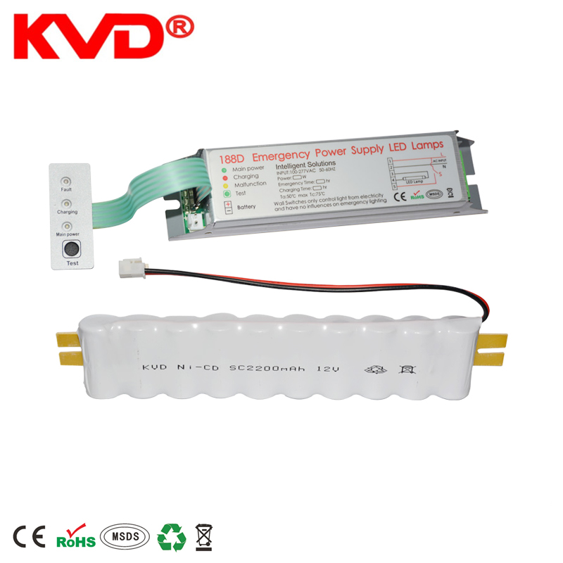 5-30W led tube led emergency power supply 1-3H battery backup emergency power supply with CE and ROHS