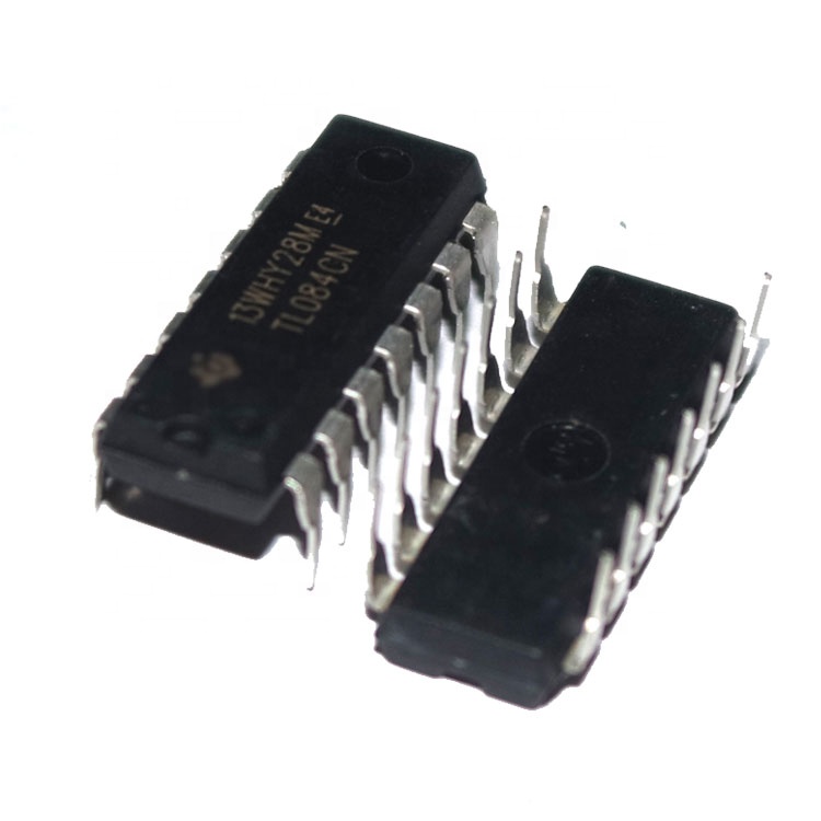 IC TL084 TL084CN imported linear meter / four operational amplifier DIP-14 Electronic Components Supplies China