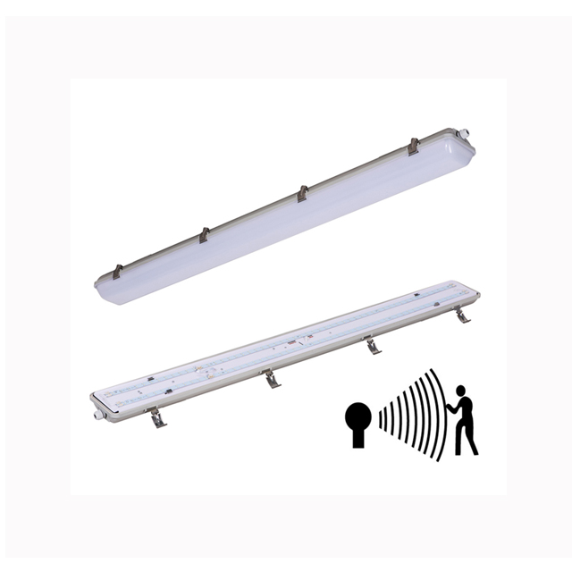 60W waterproof outdoor emergency T8 led tube light dimmable IP65 tri-proof light(PS-TL002SLE-60W)