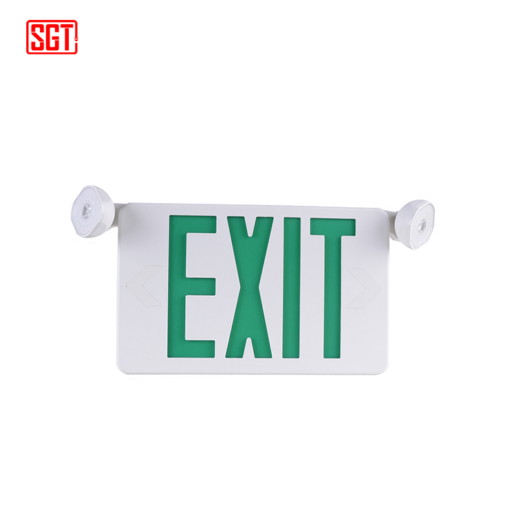 2019 America standard twin head led fire safety emergency exit sign light