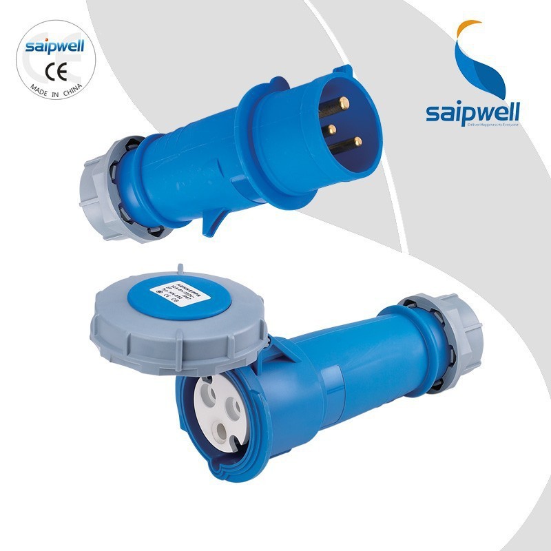 SAIPWELL electronic 16a ip68 waterproof sockets and plugs
