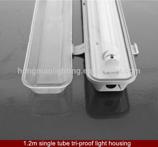 Plastic housing tri-proof led light 10W IP65 2ft led linear lights PC housing