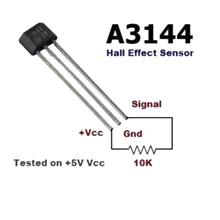 Sensitive Hall Effect Switches For High A3144 3144 Hall Effect Sensor Hall Sensor Motor Electronic Components Supplies China