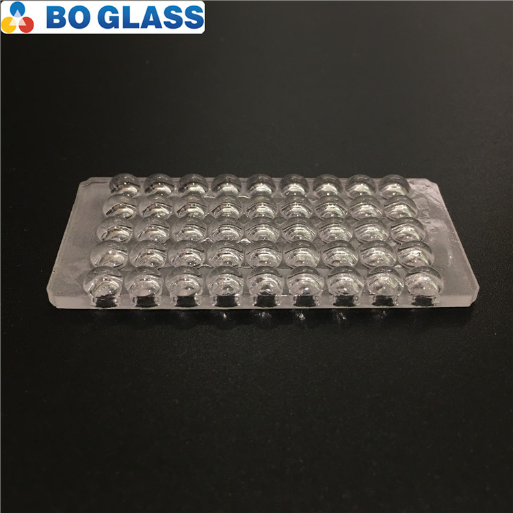 Factory led borosilicate glass lens with high quality