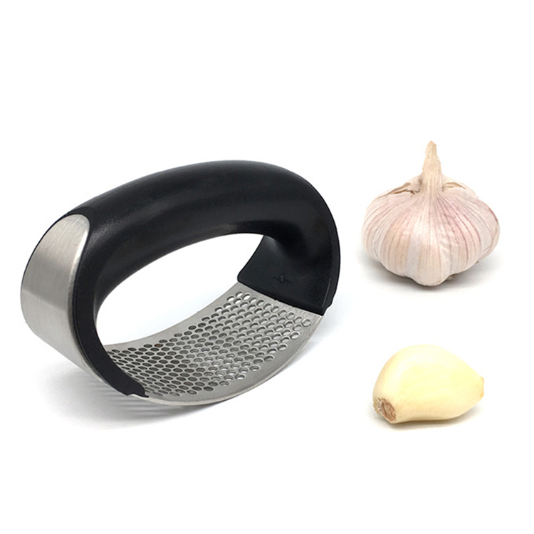 Multi-function Arc Garlic Presses Food Pressing Tools Stainless Steel Minced Garlic Maker Fruit Vegetable Chopper Cutter