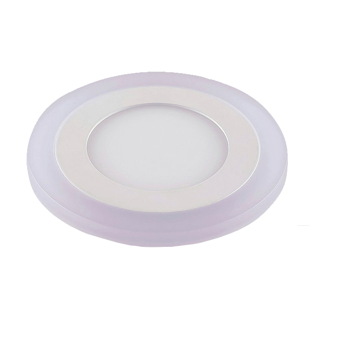 6w super bright small round surface led panel light