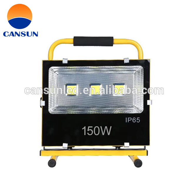 4hours Li-battery Emergency IP65 led floodlight 120W