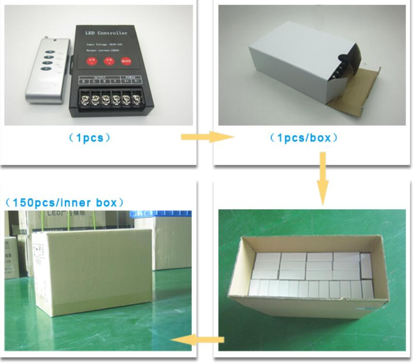 Hot selling DC12V 30A 360W rgb led rf controller 5V 12V 24V