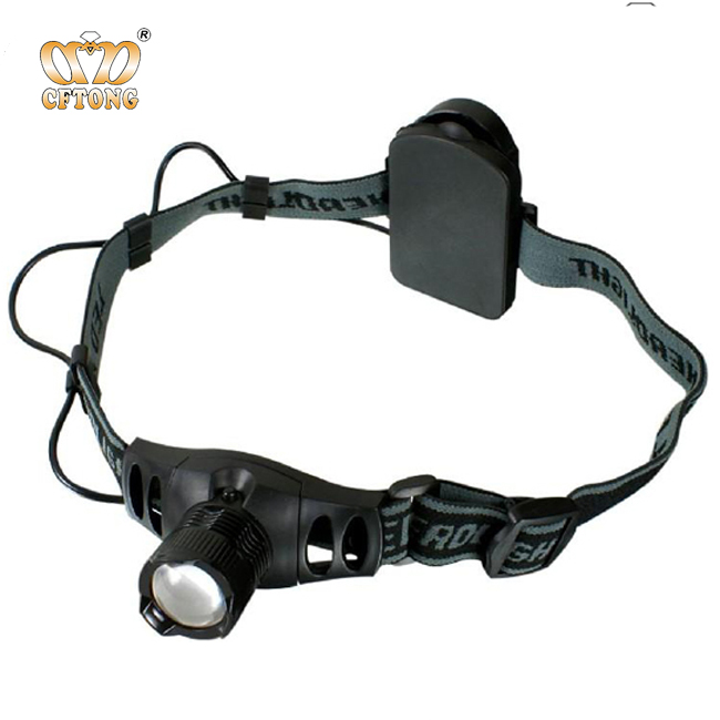 3 w led zoomable head flashlight