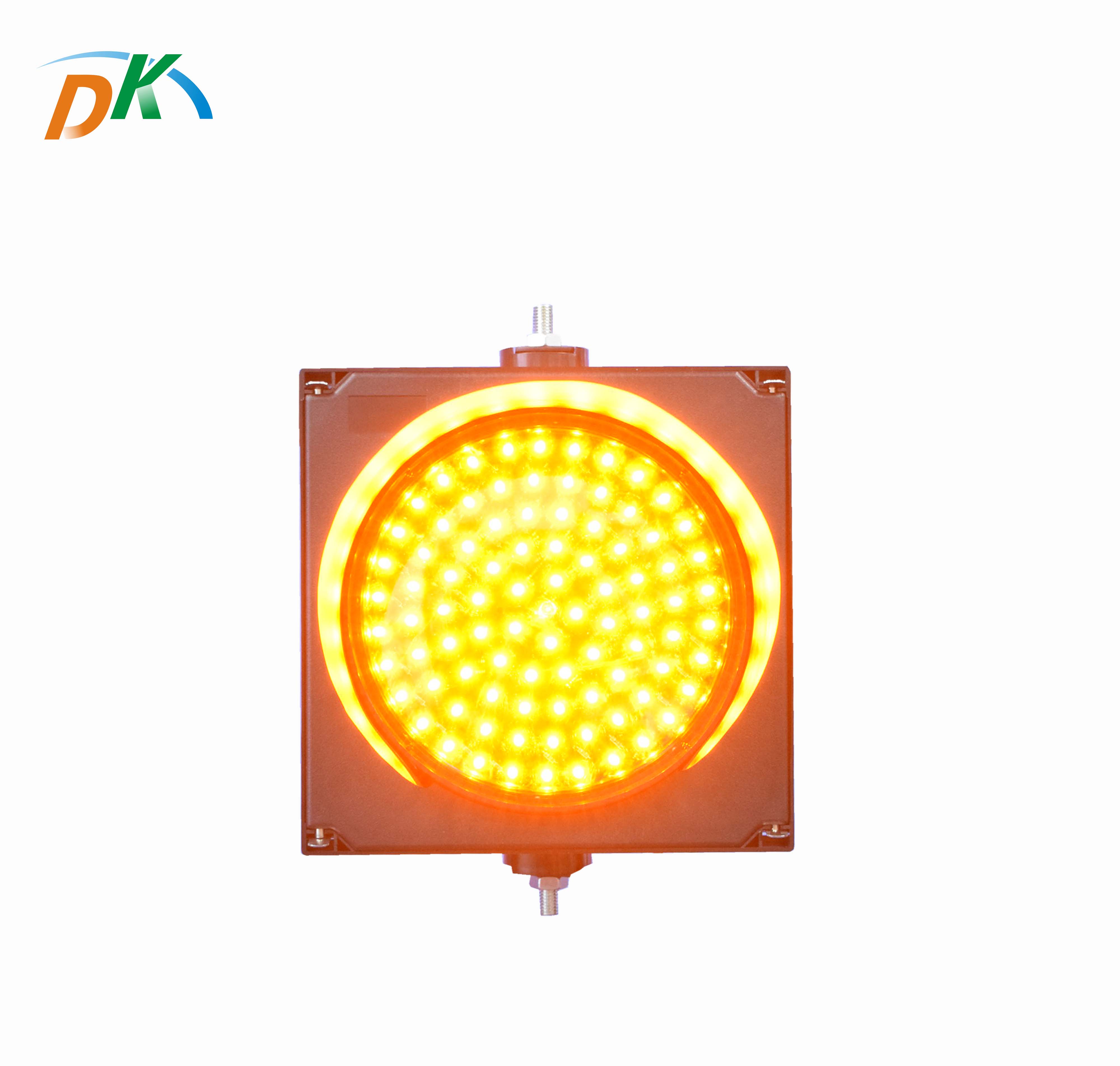 DK LED Highway usage 200MM LED Traffic Yellow Signal Light For Road Safety