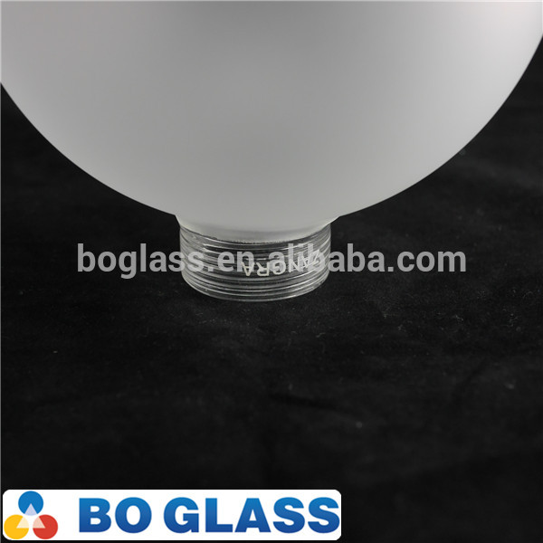 Hot sale glass light bulb cover glass ball for lighting use