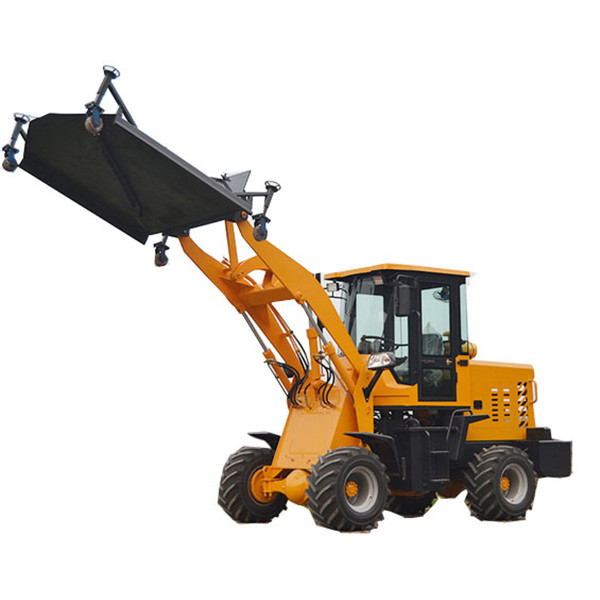 Wheel Type Mini farm Loader with forklift Attachments