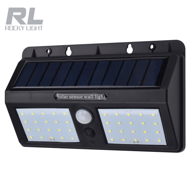 New style LED Super bright PIR Solar Motion Sensor Light with Remote Controller solar light 0.65W