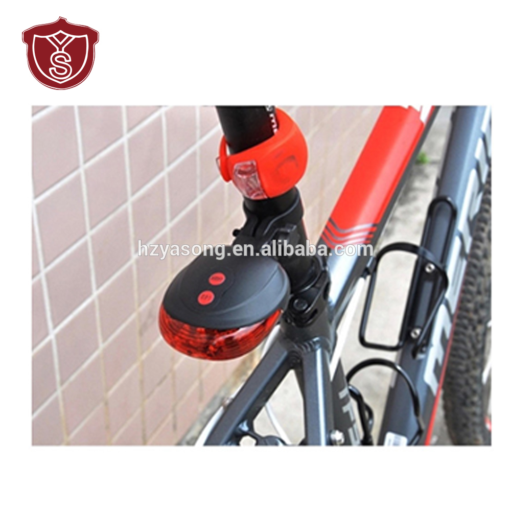 BL-01 High quality 7 flash modes LED waterproof safety tail light bike