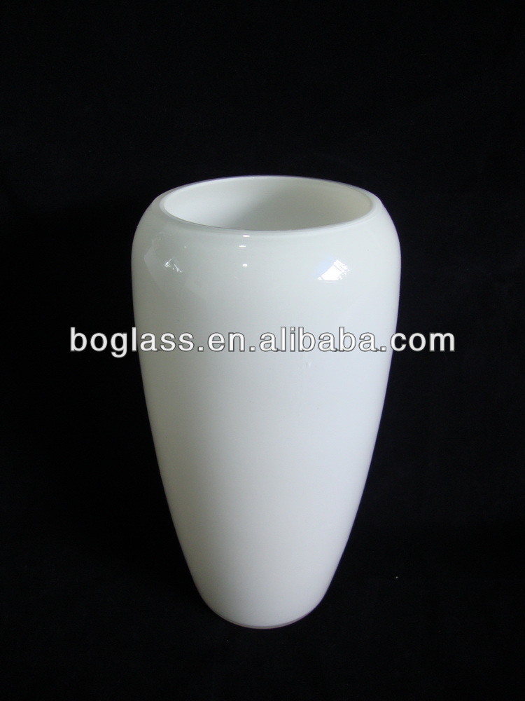 glass vase with color from factory