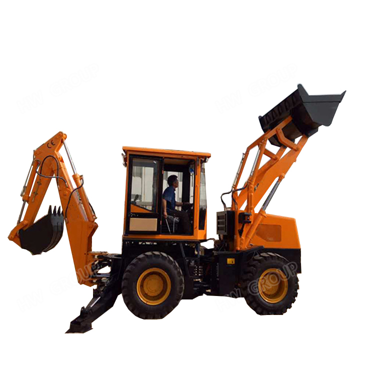 Front Loader Rear Backhoe Loader with Cheap Price
