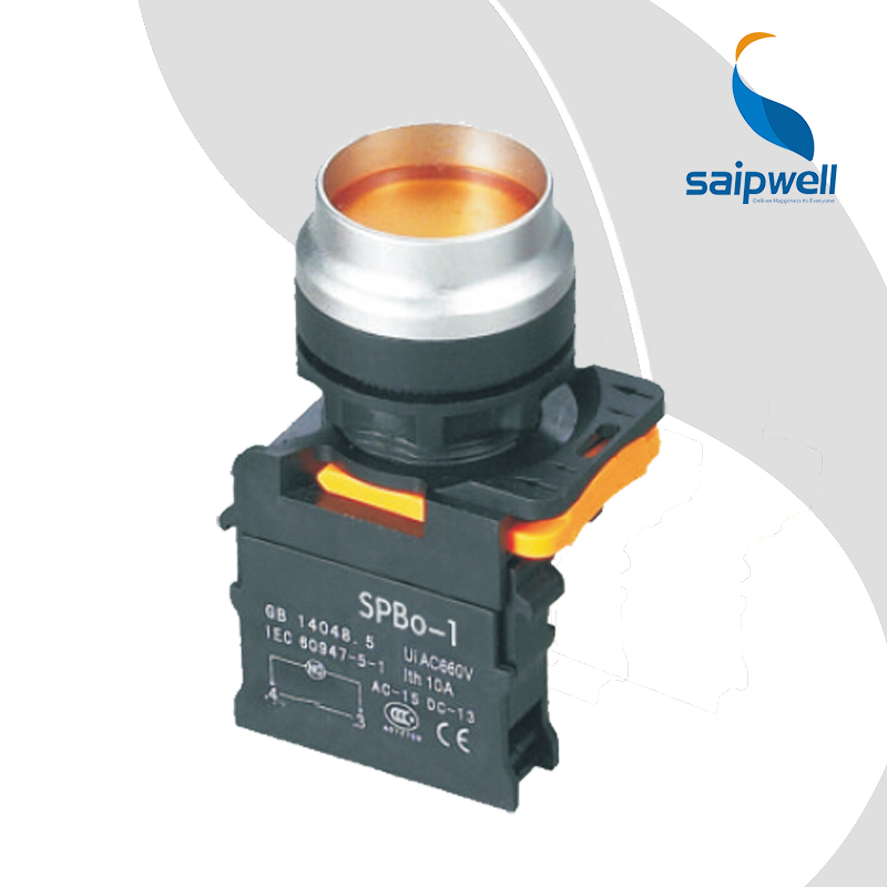 SAIP/SAIPWELL Momentary Low Flat Button Doorbell Push Button