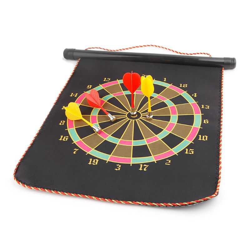 Good Design Latest 12 15 17 Inches Magnetic Dart Board Indoor Game Hanging Wall Rubber Dartboard Darts Accessories