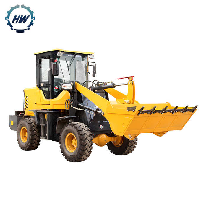 High quality 2Ton wheel Mini Loader With 4 in 1 bucket