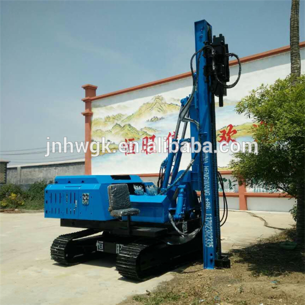 Max 6.5m Piling Depth Sheet Hydraulic Pile Driver Hammer For Concrete Piles
